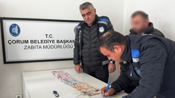 Dilenci, 9 Bin 800 TL İle Yakalandı