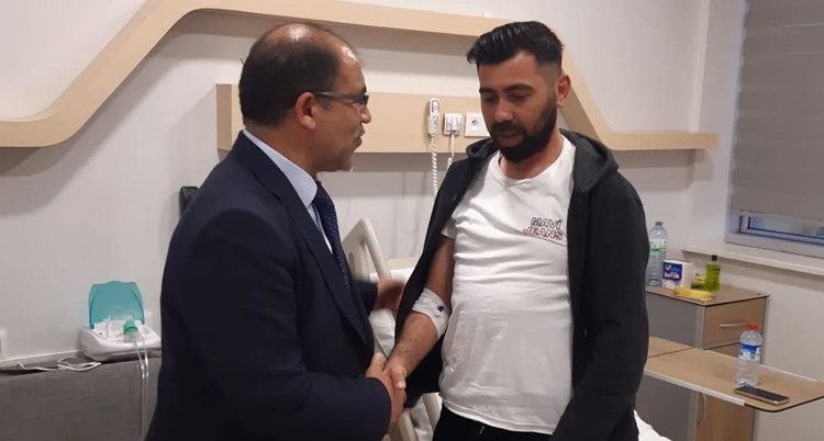 Aydın’dan Gazi Cenberlitaş’a Geçmiş Olsun Ziyareti