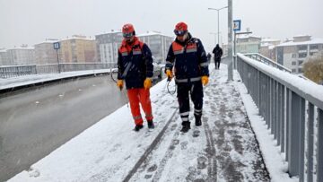 Çorum Belediyesi Karla Mücadeleye Hazır