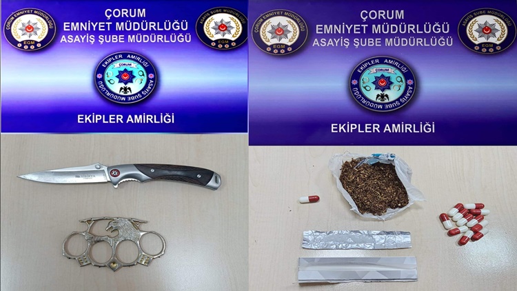 6 Aranan Şahıs Yakalandı, Uyuşturucu ve Silah Ele Geçirildi