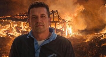 Ev Yangını Can Aldı