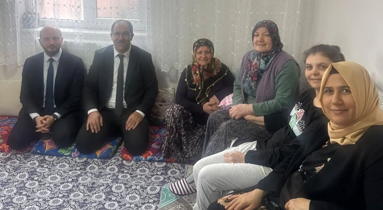 Laçin’de Evde Bakım İçin Ailelere Hane Ziyareti Yapıldı