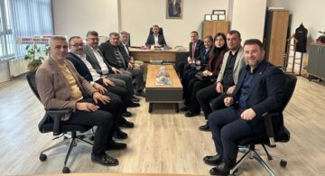 Muhtarlarından Belediye Yeni Birim Müdürlerine Ziyaret