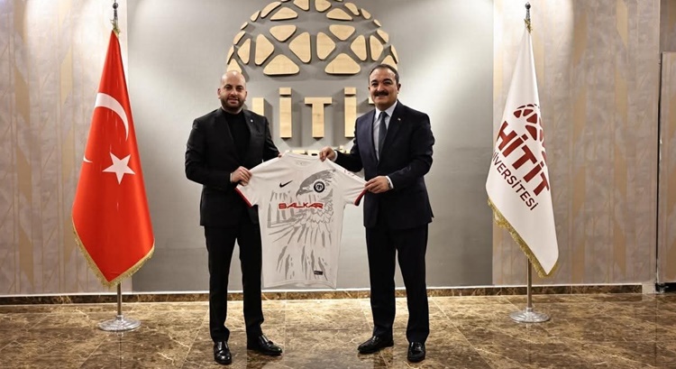 Arca Çorum FK’dan Hitit Üniversitesi’ne Anlamlı Ziyaret