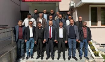 Köy Muhtarlarından Bıyık’a Hayırlı Olsun Ziyareti