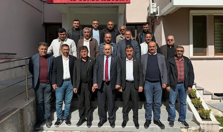 Köy Muhtarlarından Bıyık’a Hayırlı Olsun Ziyareti