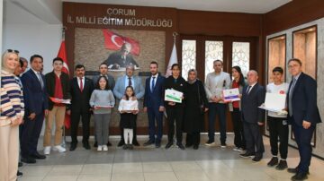 Çorum’un Gurur Tablosu Ödüllendirildi