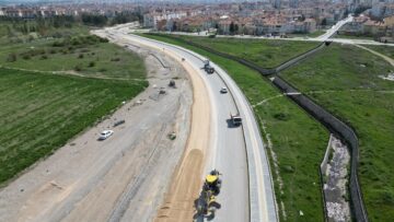 Erzurum Dede Caddesi Yenileniyor