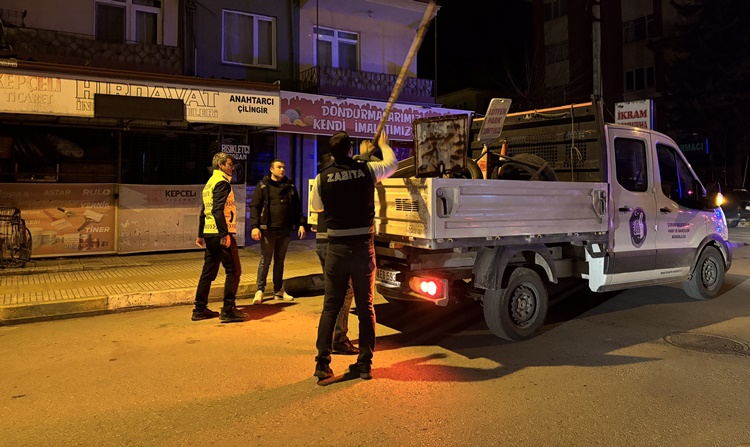 Zabıta Ekipleri’nden Gece Denetimi