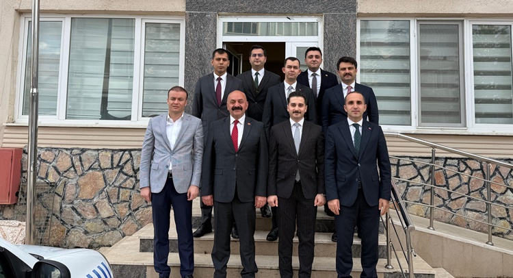 Kaymakamlardan Ortaköy Belediyesine Ziyaret