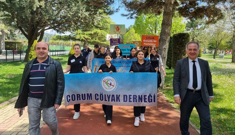 Çölyak Farkındalığı İçin Sağlıklı Yaşam Yürüyüşü Yaptılar