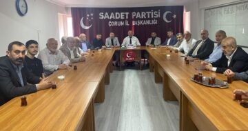 Saadet Partililer Bayramlaştı!