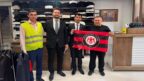 Genç Refah’tan Esnafa Çorum Fk Bayrağı