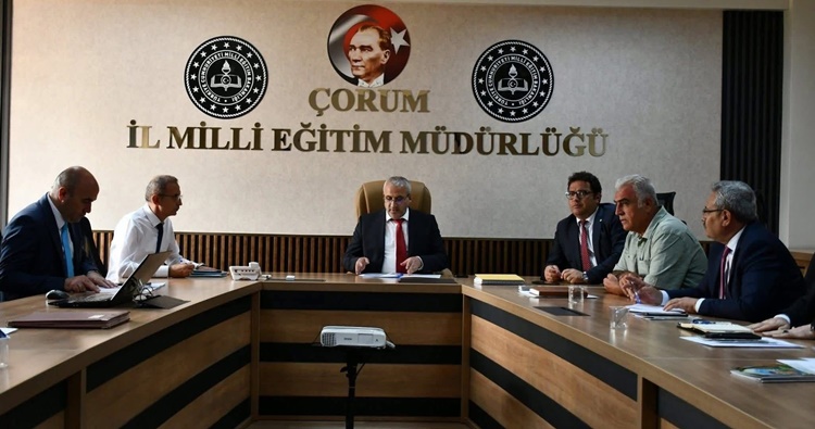 Çorum’da İlçe Milli Eğitim Müdürleri Kurulu Toplandı