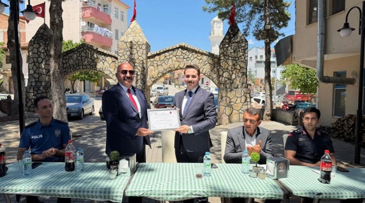 Kaymakam Burak Şapaloğlu İçin Veda Yemeği Düzenlendi