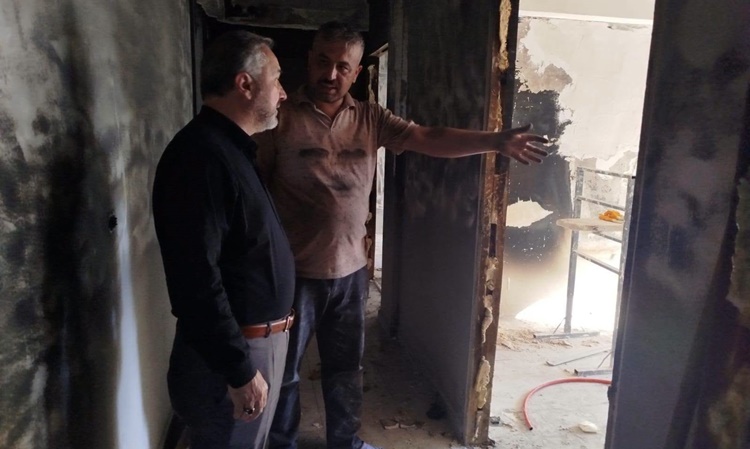 Müftü Yıldırım’dan Evi Yanan Aileye Geçmiş Olsun Ziyareti