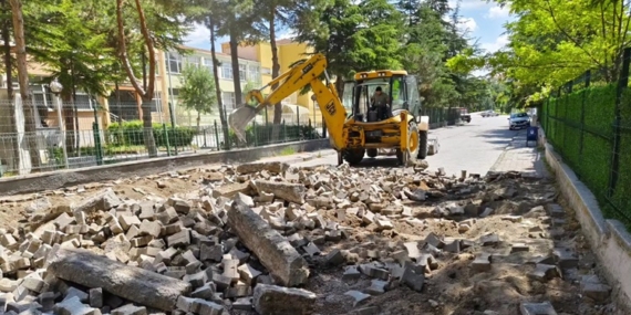 Arca Çorum FK Sokağı’nda Dönüşüm Çalışmaları Başladı