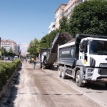 Gazi Caddesi Asfalt Yenileme Çalışmalarında İkinci Etap Başladı (2)