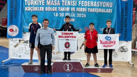 Çorum Belediyespor Kulübü Masa Tenisinde Zirvede