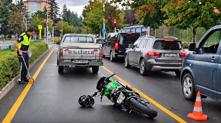 Çorum’da Motosiklet Kazası Hayattan Kopardı
