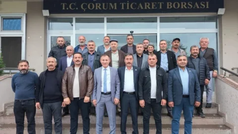 Köy Muhtarlarından Ticaret Borsasına Tebrik Ziyareti