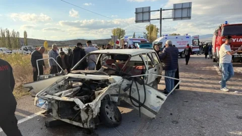 İskilip-Çorum Karayolunda Feci Kaza
