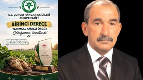 Pancar Kooperatifi’ne “Birinci Derece Tarımsal Amaçlı Örgüt” Ünvanı