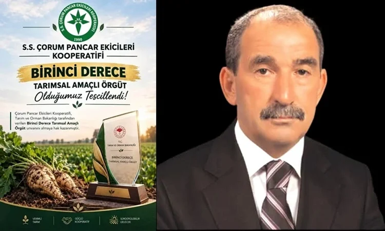 Pancar Kooperatifi’ne “Birinci Derece Tarımsal Amaçlı Örgüt” Ünvanı