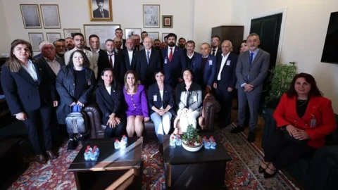 CHP Çorum Heyeti TBMM’de Kılıçdaroğlu İle Görüştü