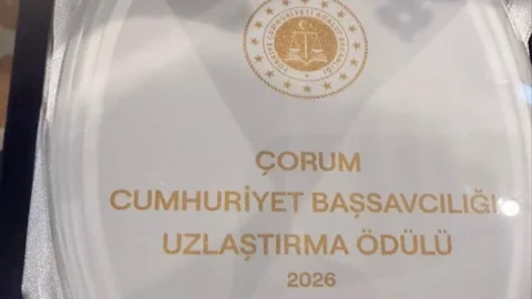Cumhuriyet Başsavcılığı’na Uzlaştırma Başarısı Nedeniyle Takdirname